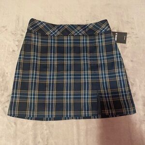 Plaid skirt